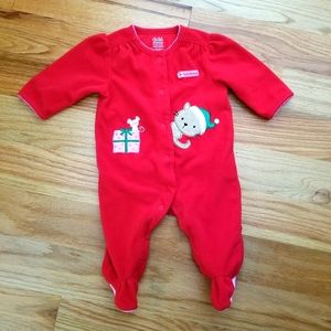 Carter's 1st Christmas Onesie. Size 0-3 months.